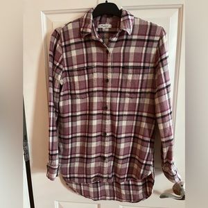 Madewell flannel size XS
